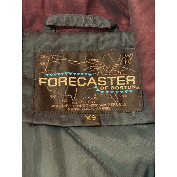 VTG (80-90’s)Forecaster of Boston XS Womens Rain Coat Thermoloft  Insulation EUC - Picture 4 of 15